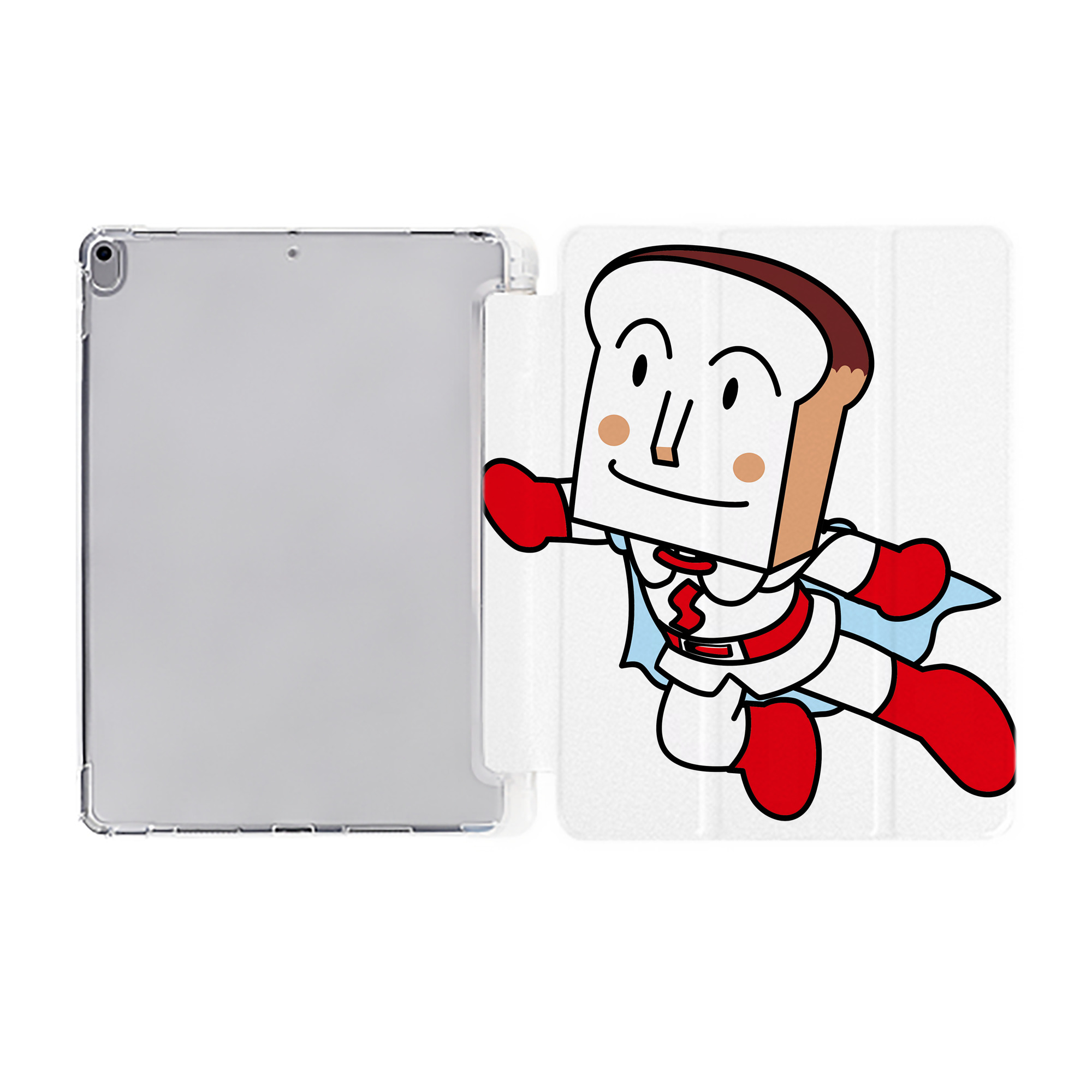（画像用） アンパンマン Anpanman IPad ケース ペン収納付き 三つ折りスタンド PUレザー×シリコン 対応機種9.5/10.5/10.9インチ